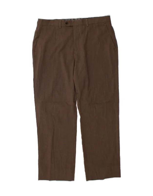 MICHAEL KORS Mens Straight Chino Trousers W34 L27 Brown Trousers Print Floral Trousers Print Floral MICHAEL KORS Mens Straight Chino Trousers W34 L27 Brown Trousers Print Floral Trousers Print Floral