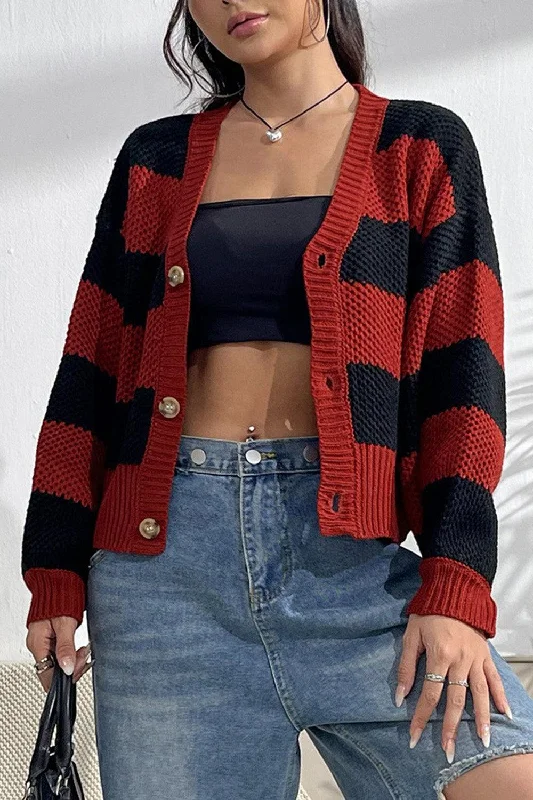 Striped Button Up Dropped Shoulder Cardigan Knit Fabric Woven Fabric Fleece Fabric Knit Fabric Woven Fabric Fleece Fabric Striped Button Up Dropped Shoulder Cardigan Knit Fabric Woven Fabric Fleece Fabric Knit Fabric Woven Fabric Fleece Fabric
