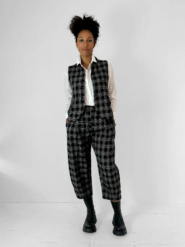 Bianco S Glen Check Trousers Trousers Sale Discount Trousers Sale Discount