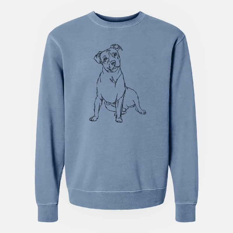 Doodled Pitbull the - Unisex Pigment Dyed Crew Sweatshirt Hoodie with Cropped Fit Short Trendy Hoodie with Cropped Fit Short Trendy Doodled Pitbull the - Unisex Pigment Dyed Crew Sweatshirt Hoodie with Cropped Fit Short Trendy Hoodie with Cropped Fit Short Trendy