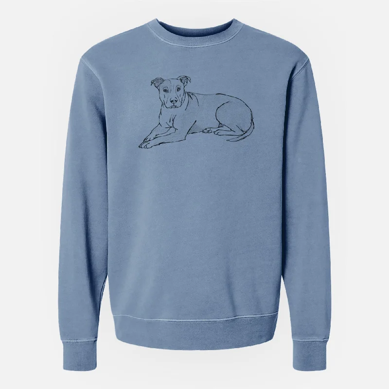Doodled Lightning McQueen the Pitbull Mix - Unisex Pigment Dyed Crew Sweatshirt Hoodie with Exposed Zipper Edgy Industrial Hoodie with Exposed Zipper Edgy Industrial Doodled Lightning McQueen the Pitbull Mix - Unisex Pigment Dyed Crew Sweatshirt Hoodie with Exposed Zipper Edgy Industrial Hoodie with Exposed Zipper Edgy Industrial