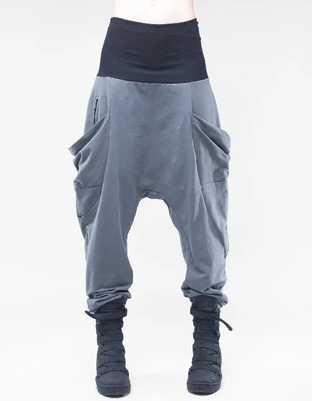 TROUSERS BAGGY GREY W Trousers Running Lightweight Trousers Running Lightweight