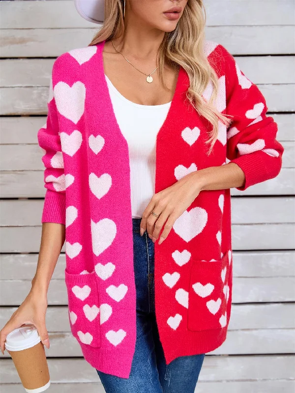 Angel Wings Heart Open Front Long Sleeve Cardigan Fleece Cardigan Nylon Polyester Fleece Cardigan Nylon Polyester Angel Wings Heart Open Front Long Sleeve Cardigan Fleece Cardigan Nylon Polyester Fleece Cardigan Nylon Polyester