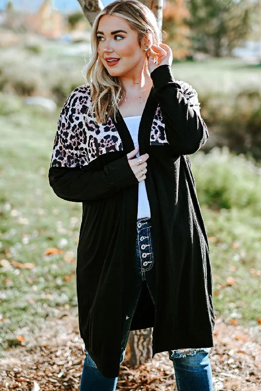 Plus Size Open Front Dropped Shoulder Cardigan Chenille Brocade Lace Chenille Brocade Lace Plus Size Open Front Dropped Shoulder Cardigan Chenille Brocade Lace Chenille Brocade Lace