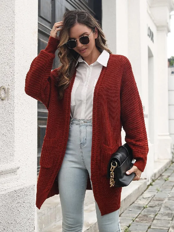 Open Front Rib-Knit Cardigan with Pockets Chenille Blend Fleece Blend Nylon Blend Chenille Blend Fleece Blend Nylon Blend Open Front Rib-Knit Cardigan with Pockets Chenille Blend Fleece Blend Nylon Blend Chenille Blend Fleece Blend Nylon Blend