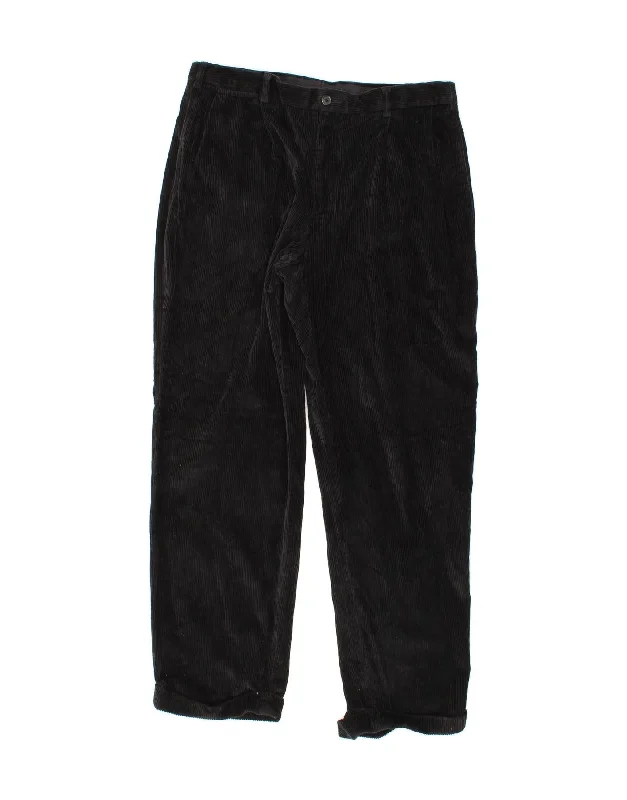 NAUTICA Mens Rigger Classic Fit Straight Corduroy Trousers W38 L34 Black Trousers fashionable chic Trousers fashionable chic NAUTICA Mens Rigger Classic Fit Straight Corduroy Trousers W38 L34 Black Trousers fashionable chic Trousers fashionable chic