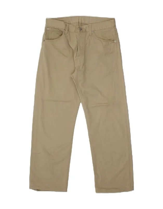 LEVI'S Mens 551 Straight Casual Trousers W33 L29 Beige Cotton Trousers Vintage Classic Trousers Vintage Classic LEVI'S Mens 551 Straight Casual Trousers W33 L29 Beige Cotton Trousers Vintage Classic Trousers Vintage Classic