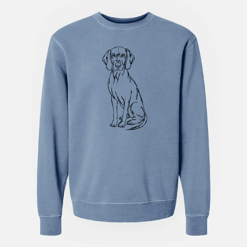 Doodled Coonhound the - Unisex Pigment Dyed Crew Sweatshirt Hoodie with Drawcord Adjustable Secure Hoodie with Drawcord Adjustable Secure Doodled Coonhound the - Unisex Pigment Dyed Crew Sweatshirt Hoodie with Drawcord Adjustable Secure Hoodie with Drawcord Adjustable Secure