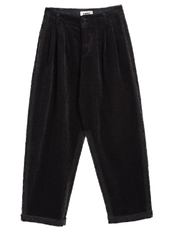 YMC Keaton Cord Trousers in Black Trousers Running Lightweight Trousers Running Lightweight YMC Keaton Cord Trousers in Black Trousers Running Lightweight Trousers Running Lightweight