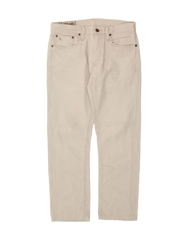 RALPH LAUREN Mens Straight Corduroy Trousers W30 L28 Off White Cotton Trousers Sale Discount Trousers Sale Discount RALPH LAUREN Mens Straight Corduroy Trousers W30 L28 Off White Cotton Trousers Sale Discount Trousers Sale Discount