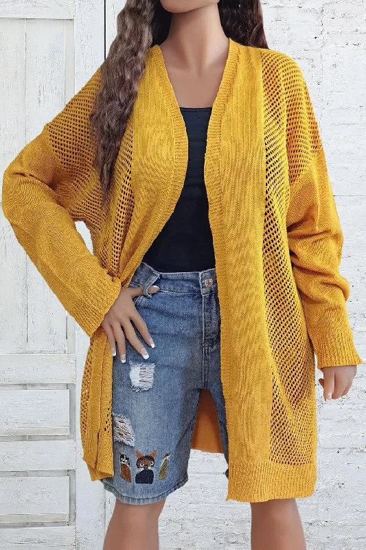 Plus Size Openwork Long Sleeve Open Front Cardigan Modern Contemporary chic Modern Contemporary chic Plus Size Openwork Long Sleeve Open Front Cardigan Modern Contemporary chic Modern Contemporary chic