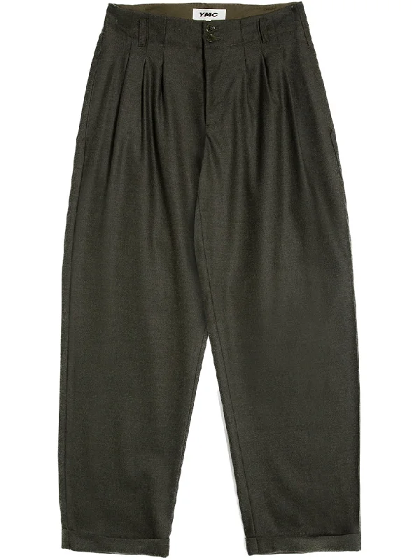 YMC Keaton Flannel Trousers in Olive Trousers Chinos Classic Trousers Chinos Classic YMC Keaton Flannel Trousers in Olive Trousers Chinos Classic Trousers Chinos Classic