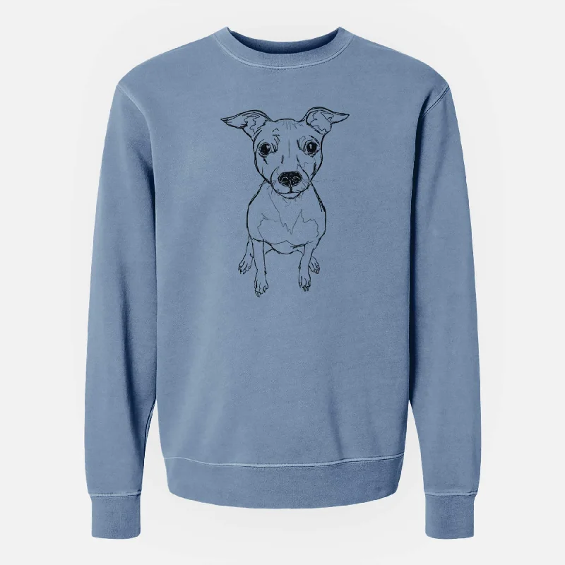 Doodled Little Lucy the American Hairless Terrier - Unisex Pigment Dyed Crew Sweatshirt Hoodie with Logo Branding Identity Hoodie with Logo Branding Identity Doodled Little Lucy the American Hairless Terrier - Unisex Pigment Dyed Crew Sweatshirt Hoodie with Logo Branding Identity Hoodie with Logo Branding Identity
