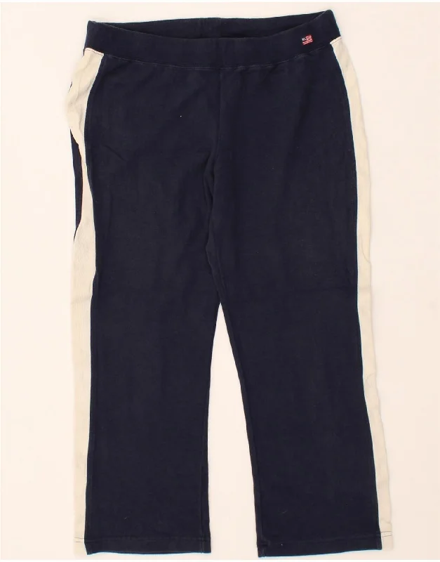 RALPH LAUREN Womens Tracksuit Trousers UK 10 Small Navy Blue Colourblock Trousers Cargo Utility Trousers Cargo Utility RALPH LAUREN Womens Tracksuit Trousers UK 10 Small Navy Blue Colourblock Trousers Cargo Utility Trousers Cargo Utility
