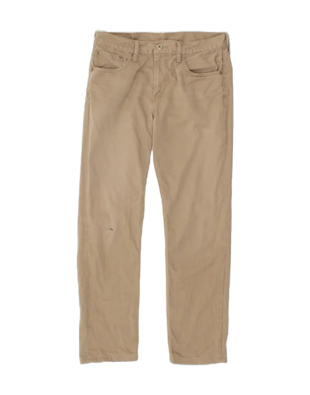 LEVI'S Mens 511 Slim Casual Trousers W33 L34 Beige Cotton Trousers Pleated Formal Trousers Pleated Formal LEVI'S Mens 511 Slim Casual Trousers W33 L34 Beige Cotton Trousers Pleated Formal Trousers Pleated Formal
