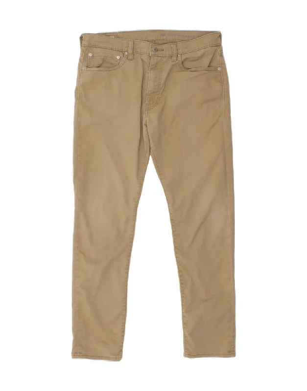 LEVI'S Mens 512 Tapered Slim Casual Trousers W34 L32 Beige Cotton Trousers Elastic Waist Soft Trousers Elastic Waist Soft LEVI'S Mens 512 Tapered Slim Casual Trousers W34 L32 Beige Cotton Trousers Elastic Waist Soft Trousers Elastic Waist Soft