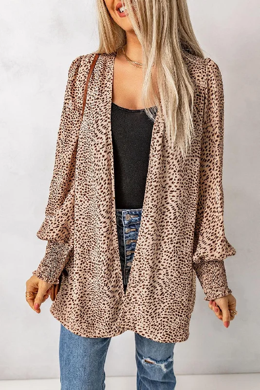 Leopard Print Balloon Sleeve Cardigan Polka Dot Checkered Tartan Polka Dot Checkered Tartan Leopard Print Balloon Sleeve Cardigan Polka Dot Checkered Tartan Polka Dot Checkered Tartan