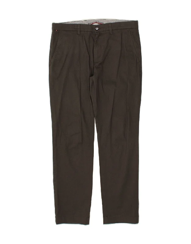 TOMMY HILFIGER Mens Slim Chino Trousers W33 L32 Grey Cotton Trousers Capri Summer Trousers Capri Summer TOMMY HILFIGER Mens Slim Chino Trousers W33 L32 Grey Cotton Trousers Capri Summer Trousers Capri Summer