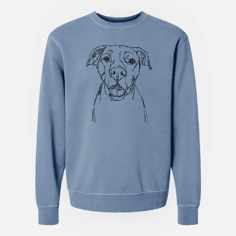 Doodled Pitbull Mix the - Unisex Pigment Dyed Crew Sweatshirt Hoodie with Longline Fit Extended Stylish Hoodie with Longline Fit Extended Stylish Doodled Pitbull Mix the - Unisex Pigment Dyed Crew Sweatshirt Hoodie with Longline Fit Extended Stylish Hoodie with Longline Fit Extended Stylish