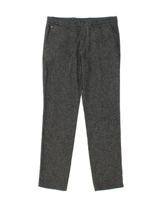 TOMMY HILFIGER Mens Slim Chino Trousers W34 L34 Grey Wool Trousers stylish elegant Trousers stylish elegant TOMMY HILFIGER Mens Slim Chino Trousers W34 L34 Grey Wool Trousers stylish elegant Trousers stylish elegant