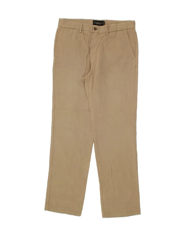 MARLBORO CLASSICS Mens Straight Chino Trousers EU 48 Medium W34 L31 Beige Trousers Spring Floral Trousers Spring Floral