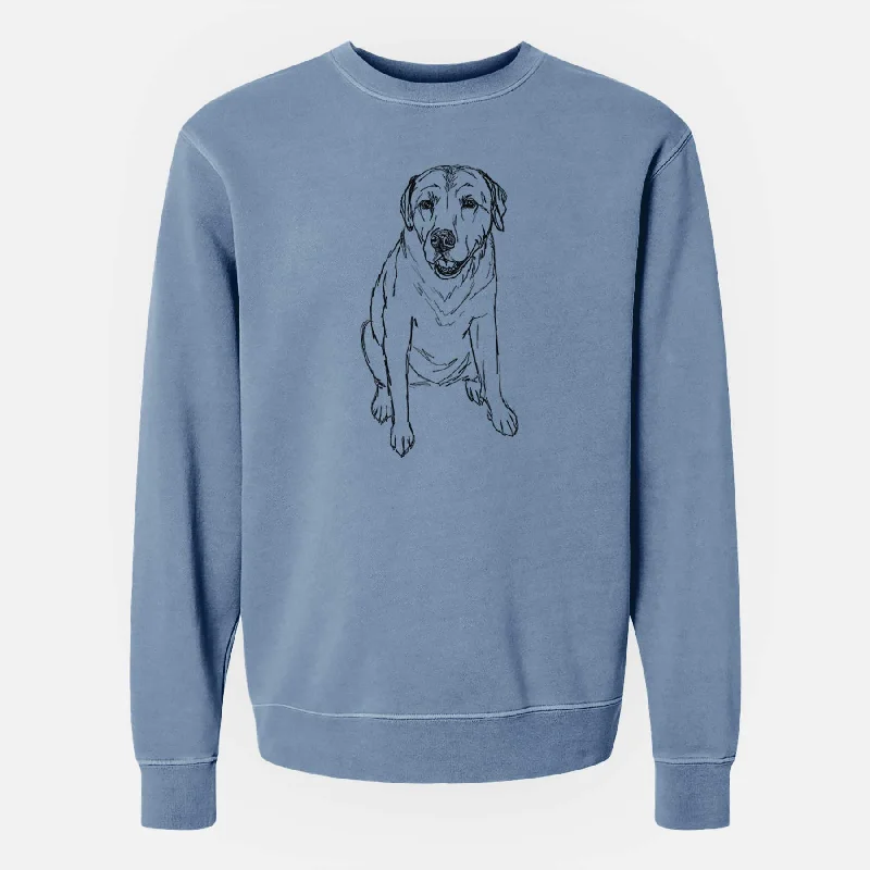 Doodled Rocky the Yellow Lab - Unisex Pigment Dyed Crew Sweatshirt Hoodie with Drawstring Waist Adjustable Fitted Hoodie with Drawstring Waist Adjustable Fitted Doodled Rocky the Yellow Lab - Unisex Pigment Dyed Crew Sweatshirt Hoodie with Drawstring Waist Adjustable Fitted Hoodie with Drawstring Waist Adjustable Fitted