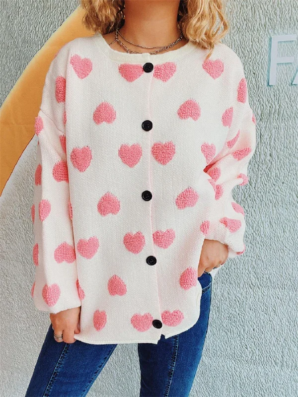 Heart Button Up Long Sleeve Cardigan Boat Neck Shawl Collar Notched Collar Boat Neck Shawl Collar Notched Collar Heart Button Up Long Sleeve Cardigan Boat Neck Shawl Collar Notched Collar Boat Neck Shawl Collar Notched Collar