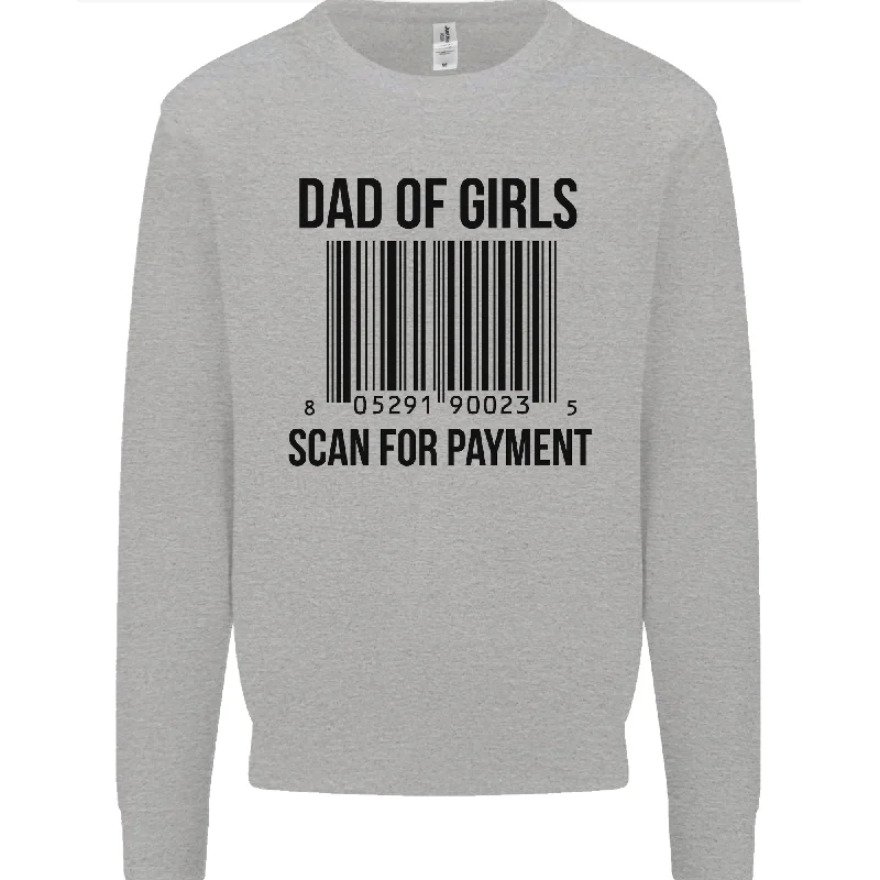 Dad of Girls Scan For Payment Fathers Day Mens Sweatshirt Jumper Hoodie Dress Longline Feminine Hoodie Dress Longline Feminine Dad of Girls Scan For Payment Fathers Day Mens Sweatshirt Jumper Hoodie Dress Longline Feminine Hoodie Dress Longline Feminine