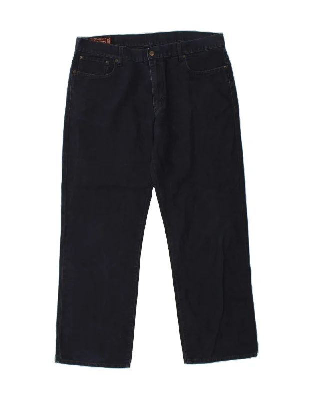 MARLBORO CLASSICS Mens Straight Casual Trousers W40 L32 Navy Blue Cotton Trousers Fall Fleece Trousers Fall Fleece MARLBORO CLASSICS Mens Straight Casual Trousers W40 L32 Navy Blue Cotton Trousers Fall Fleece Trousers Fall Fleece