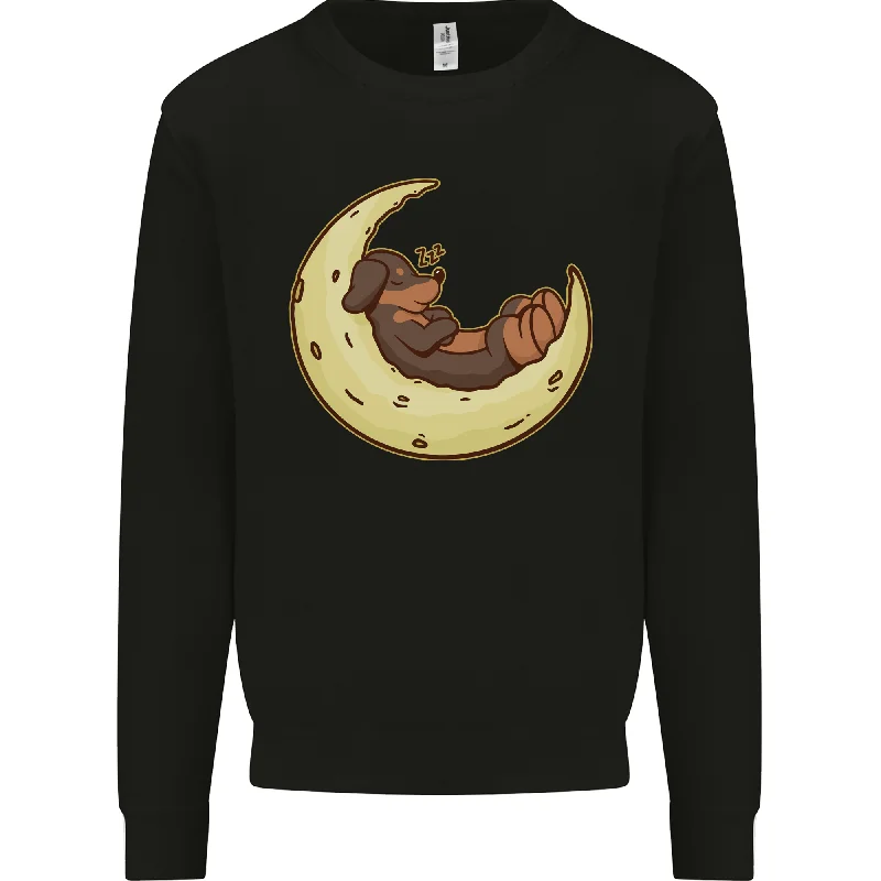 Dachshund Dog Moon Mens Sweatshirt Jumper Hoodie with Emblem Brand Identity Hoodie with Emblem Brand Identity Dachshund Dog Moon Mens Sweatshirt Jumper Hoodie with Emblem Brand Identity Hoodie with Emblem Brand Identity