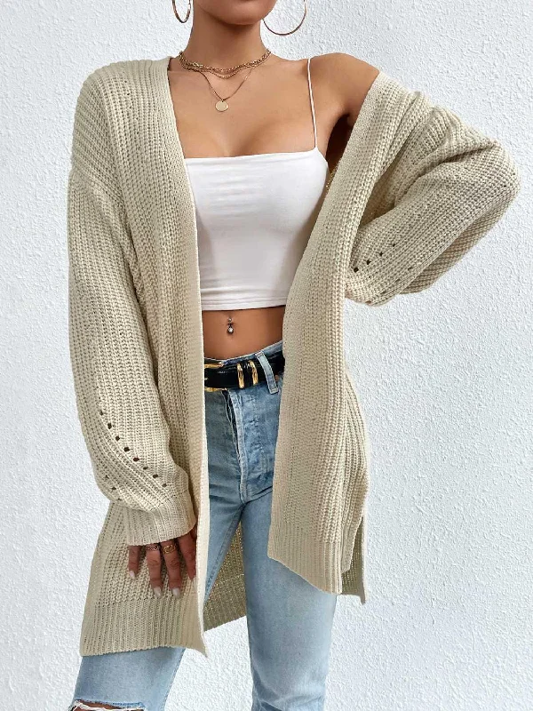 Open Front Dropped Shoulder Slit Cardigan Machine Wash Dry Clean Hand Wash Machine Wash Dry Clean Hand Wash Open Front Dropped Shoulder Slit Cardigan Machine Wash Dry Clean Hand Wash Machine Wash Dry Clean Hand Wash