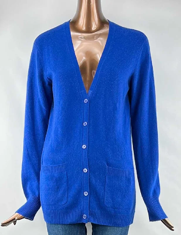 EQUIPMENT Electric Blue Long Cardigan - Medium Velvet Chenille Corduroy Velvet Chenille Corduroy EQUIPMENT Electric Blue Long Cardigan - Medium Velvet Chenille Corduroy Velvet Chenille Corduroy