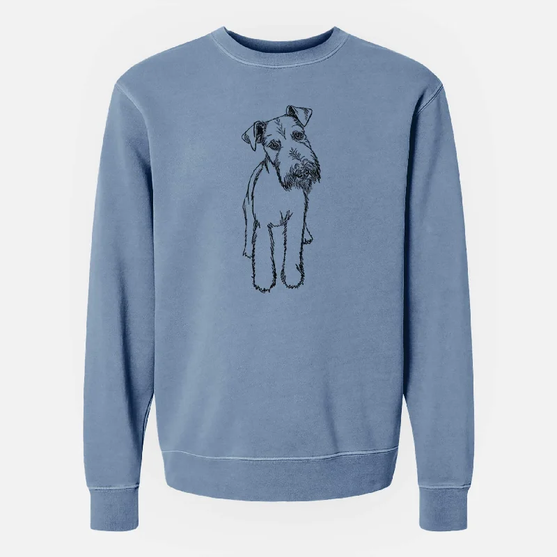Doodled Colbi the Welsh Terrier - Unisex Pigment Dyed Crew Sweatshirt Hoodie with Hem Drawcord Adjustable Customizable Hoodie with Hem Drawcord Adjustable Customizable Doodled Colbi the Welsh Terrier - Unisex Pigment Dyed Crew Sweatshirt Hoodie with Hem Drawcord Adjustable Customizable Hoodie with Hem Drawcord Adjustable Customizable