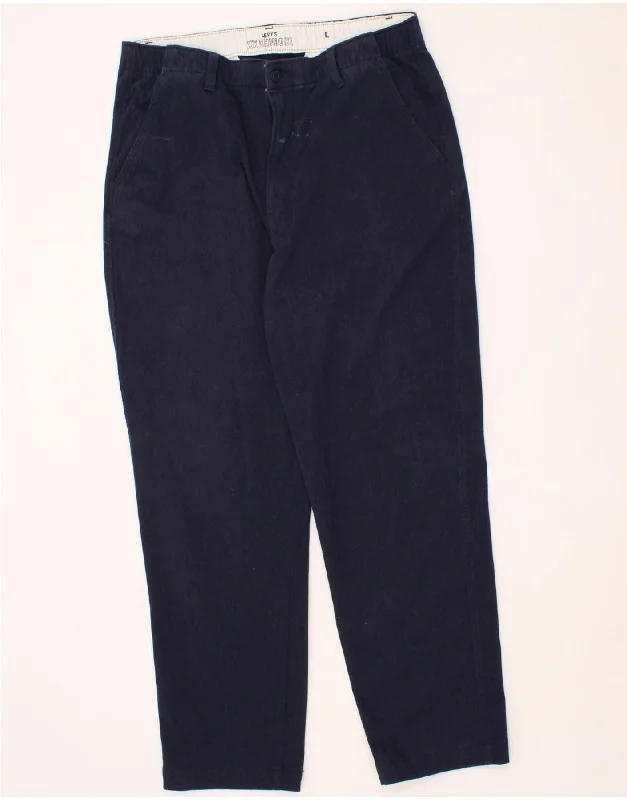 LEVI'S Mens Slim Chino Trousers Large W34 L30 Navy Blue Cotton Trousers luxurious premium Trousers luxurious premium LEVI'S Mens Slim Chino Trousers Large W34 L30 Navy Blue Cotton Trousers luxurious premium Trousers luxurious premium