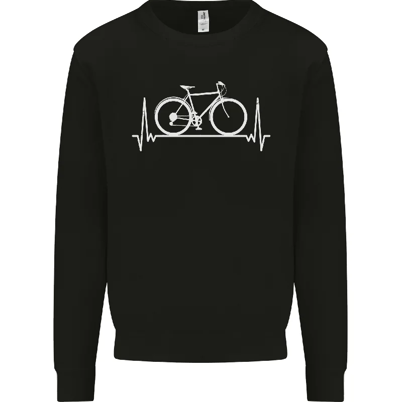 Cycling Heart Beat ECG Bike Bicycle Cyclist Mens Sweatshirt Jumper Hoodie with Tied Waist Feminine Flattering Hoodie with Tied Waist Feminine Flattering Cycling Heart Beat ECG Bike Bicycle Cyclist Mens Sweatshirt Jumper Hoodie with Tied Waist Feminine Flattering Hoodie with Tied Waist Feminine Flattering