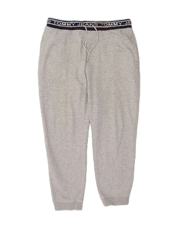 TOMMY HILFIGER Mens Graphic Tracksuit Trousers Joggers Large Grey Cotton Trousers Palazzo Wide Leg Trousers Palazzo Wide Leg TOMMY HILFIGER Mens Graphic Tracksuit Trousers Joggers Large Grey Cotton Trousers Palazzo Wide Leg Trousers Palazzo Wide Leg