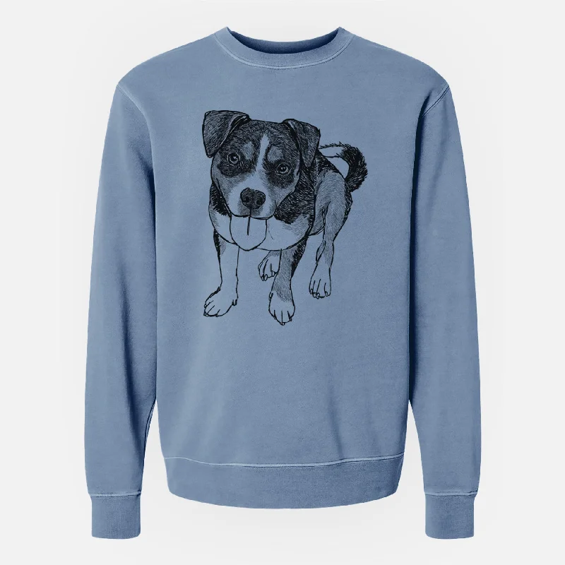 Doodled Paisley the Mixed Breed - Unisex Pigment Dyed Crew Sweatshirt Hoodie with Magnetic Closure Innovative Modern Hoodie with Magnetic Closure Innovative Modern Doodled Paisley the Mixed Breed - Unisex Pigment Dyed Crew Sweatshirt Hoodie with Magnetic Closure Innovative Modern Hoodie with Magnetic Closure Innovative Modern