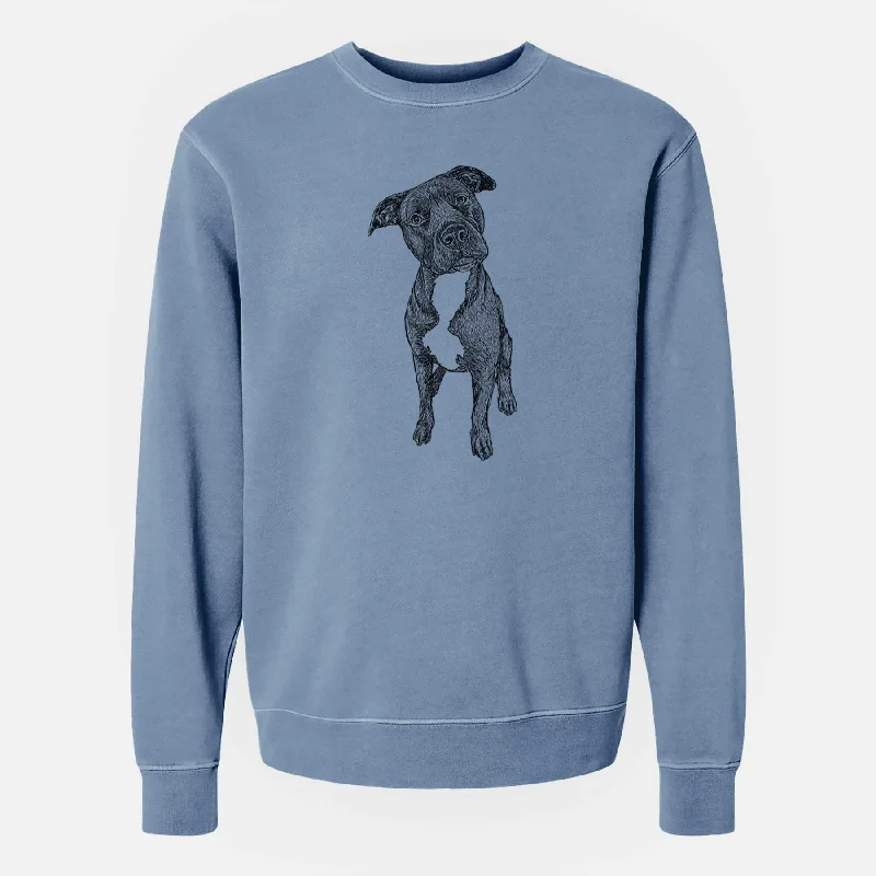 Doodled Kaya the Pitbull Mix - Unisex Pigment Dyed Crew Sweatshirt Hoodie with Contrast Stitching Detailed Premium Hoodie with Contrast Stitching Detailed Premium Doodled Kaya the Pitbull Mix - Unisex Pigment Dyed Crew Sweatshirt Hoodie with Contrast Stitching Detailed Premium Hoodie with Contrast Stitching Detailed Premium
