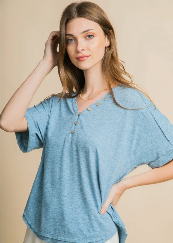 Contemporary Raw Edge  Knit Top Seasonal Knit Shirt