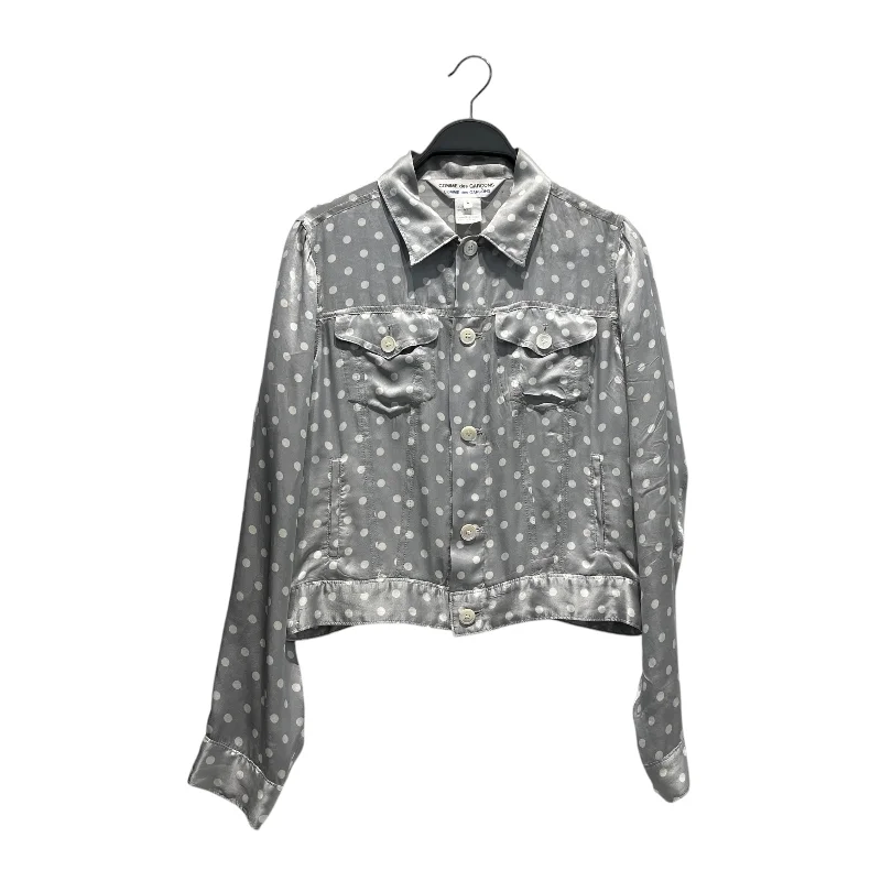 COMME des GARCONS/Jacket/L/Polka dot/Silk/SLV/ Print Jacket Jacquard Jacket Patchwork Jacket Print Jacket Jacquard Jacket Patchwork Jacket COMME des GARCONS/Jacket/L/Polka dot/Silk/SLV/ Print Jacket Jacquard Jacket Patchwork Jacket Print Jacket Jacquard Jacket Patchwork Jacket