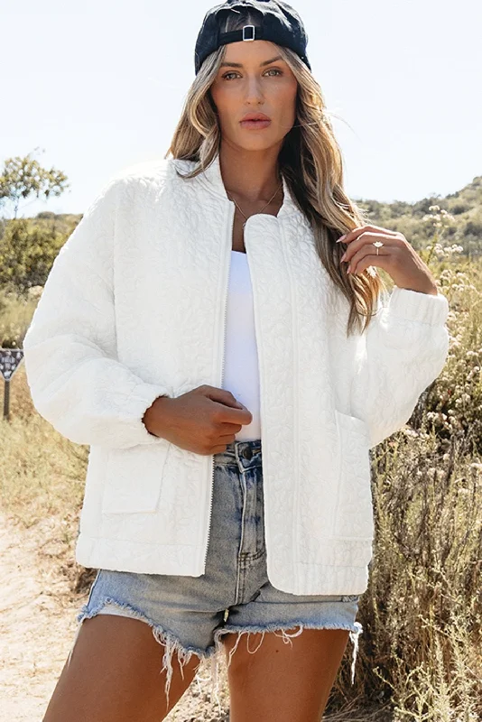 Fable & Fringe Baseball Collar Floral Quilted Jacket Bomber Jacket Anorak Windbreaker Bomber Jacket Anorak Windbreaker Fable & Fringe Baseball Collar Floral Quilted Jacket Bomber Jacket Anorak Windbreaker Bomber Jacket Anorak Windbreaker