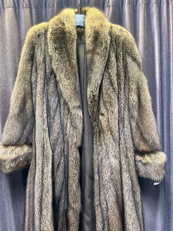 Birger Christiansen Fisher Full Length Fur Coat (Size Small/Medium) Stole Shawl Scarf Birger Christiansen Fisher Full Length Fur Coat (Size Small/Medium) Stole Shawl Scarf