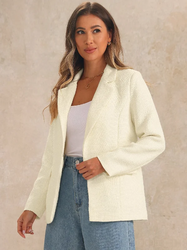 Tweed Open Front Long Sleeve Textured Casual Blazer Jacket Satin Fabric Silk Fabric Chiffon Fabric Satin Fabric Silk Fabric Chiffon Fabric Tweed Open Front Long Sleeve Textured Casual Blazer Jacket Satin Fabric Silk Fabric Chiffon Fabric Satin Fabric Silk Fabric Chiffon Fabric
