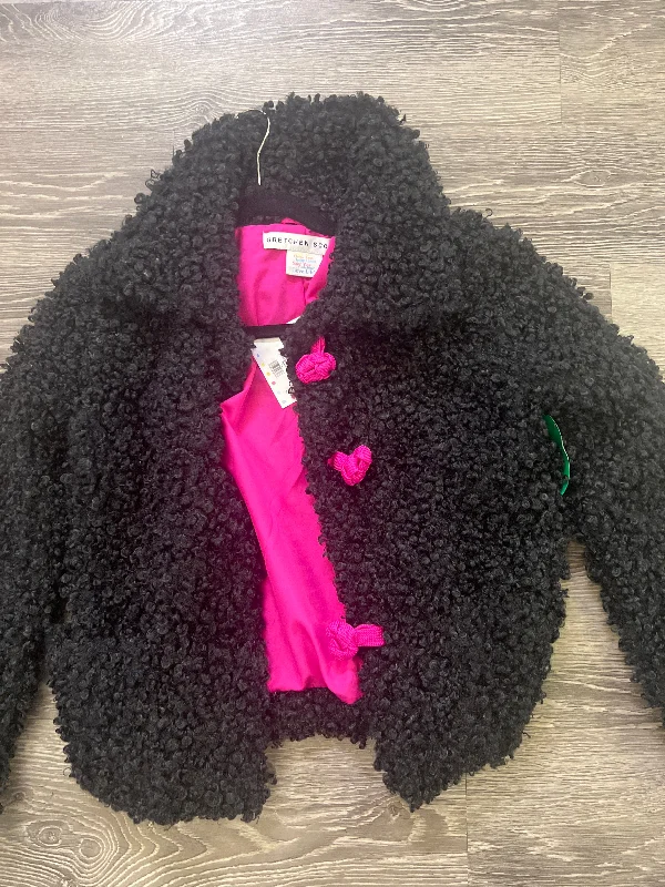 Gretchen Scott Faux Poodle Fur Coat (Size XS) Sleeveless Short Sleeve Long Sleeve