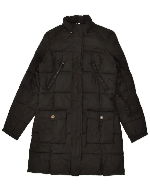 TUCANO URBANO Womens Padded Coat EU 38 Medium Black Polyamide Asymmetrical Diagonal princess TUCANO URBANO Womens Padded Coat EU 38 Medium Black Polyamide Asymmetrical Diagonal princess
