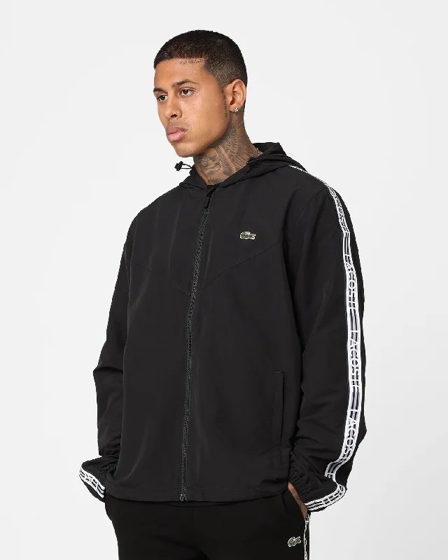 Lacoste Logo Tape Recycled Poly Windbreaker Jacket Black Boat Neck Shawl Collar Notched Collar Boat Neck Shawl Collar Notched Collar Lacoste Logo Tape Recycled Poly Windbreaker Jacket Black Boat Neck Shawl Collar Notched Collar Boat Neck Shawl Collar Notched Collar