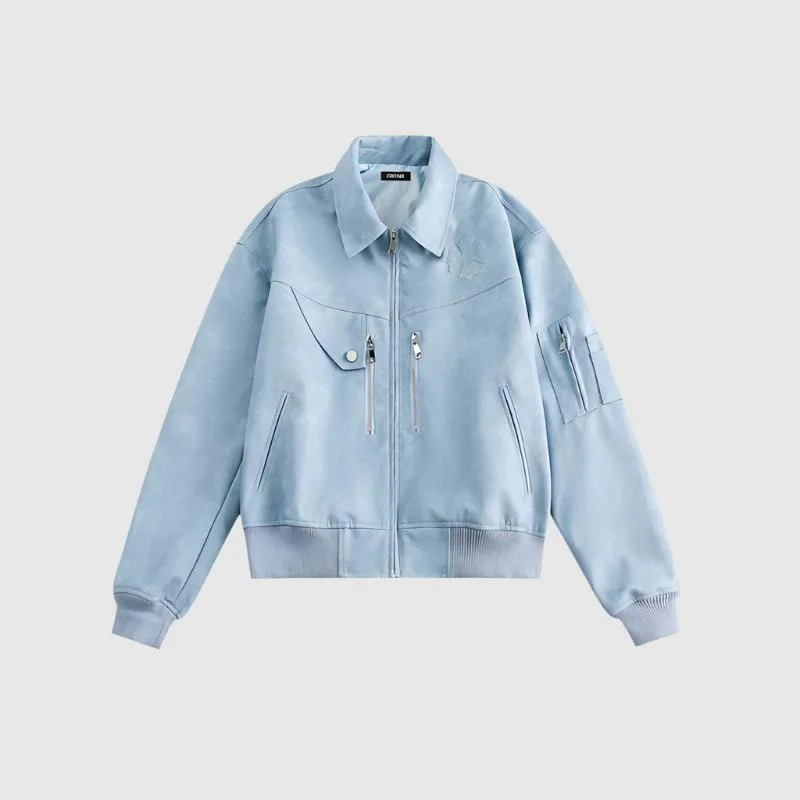 Women's Soft Fabric Bomber Jacket Front Pockets Side Pockets Patch Pockets Front Pockets Side Pockets Patch Pockets Women's Soft Fabric Bomber Jacket Front Pockets Side Pockets Patch Pockets Front Pockets Side Pockets Patch Pockets