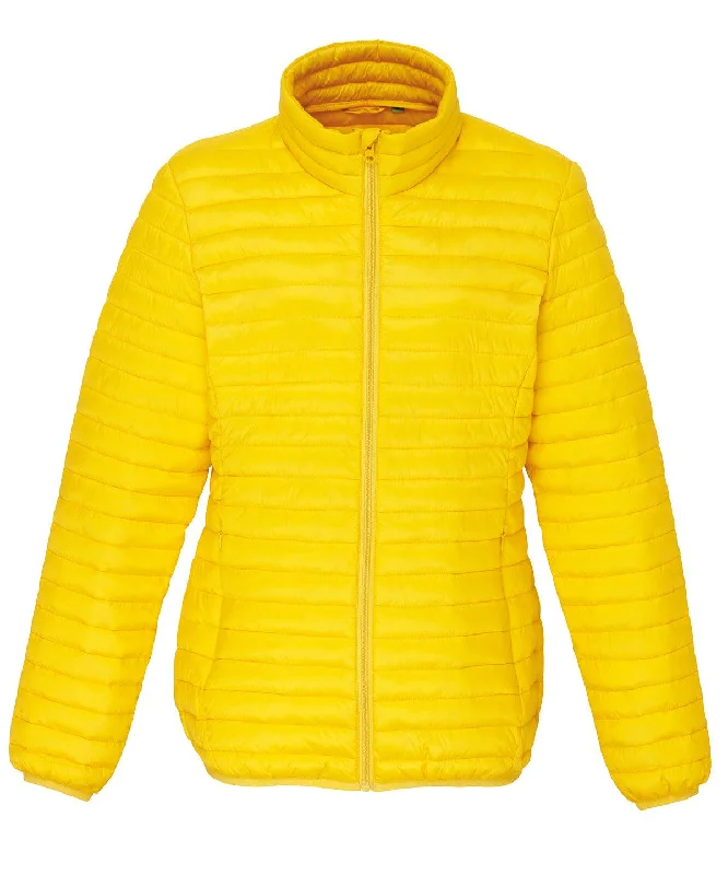 Bright Yellow - Women's tribe fineline padded jacket Denim Fabric Leather Fabric Suede Fabric Denim Fabric Leather Fabric Suede Fabric Bright Yellow - Women's tribe fineline padded jacket Denim Fabric Leather Fabric Suede Fabric Denim Fabric Leather Fabric Suede Fabric
