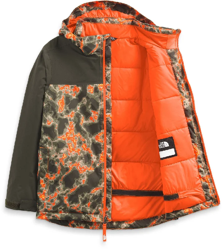 Power Orange Marble Camo Print