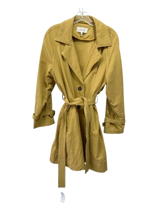 The Great Size 1/S Mustard Yellow Cotton 4 Button Pockets Trench Sash Inc Coat Bomber Jacket Denim Jacket Leather Jacket The Great Size 1/S Mustard Yellow Cotton 4 Button Pockets Trench Sash Inc Coat Bomber Jacket Denim Jacket Leather Jacket